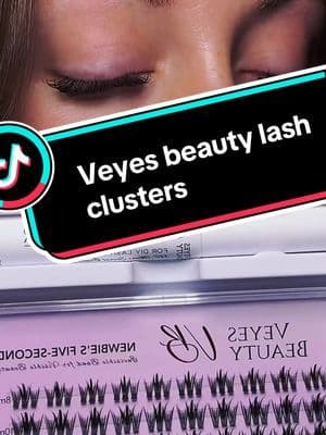 Ok honest review 🚨 I don’t love the band but I DO love the final look of these @VEYESBEAUTY camellia style lashes. Great for beginners 🤩 #lashclusters #blackfridaydeals #tiktokshopblackfriday #lashclustersathome