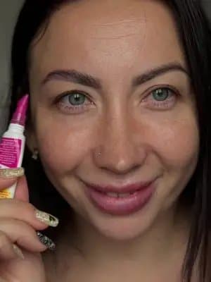 #AD A little brow transformation before a long shooting day 🎬✨ NYX The Brow Glue Crazy Lift gives me that lifted, lamin