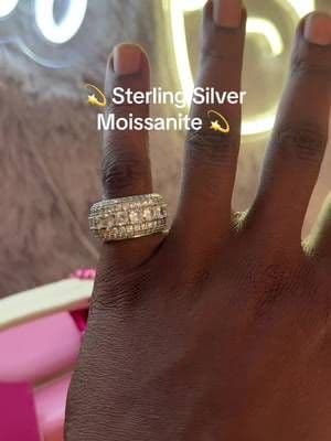 Sterling Silver Moissanite #moissanite #jewlery #ring #accessories #Tiktokshopblackfriday