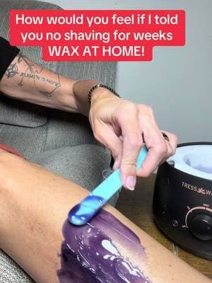 Bye 👋🏽 bye 👋🏽 shaving!!! Grab this complete waxing kit from @Tress Wellness! #ad #tresswellness #waxingkit #waxfromhome #waxing