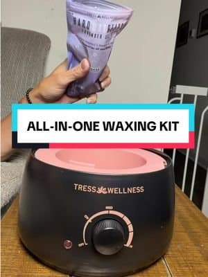 Wanting to save money and wax from home? Then check this kit out from @Tress Wellness ! #ad #tresswellness #wax #waxingkit #allinone