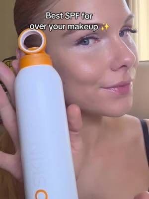 So frustrating when I've forgot my SPF but done my makeup but this will make sure I'm always protected! ✨ #fyp #spf #suncream #spf50pa➕➕➕ #facespf #spfspray #spray #viral #dealdrops #isoskin #isoclean #skincare #protectyourself #tiktokmademebuyit #CapCut