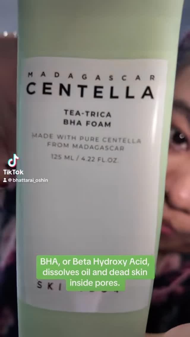 Tea Trica foaming BHA Foam for clear, calm, glowing skin!!
@skin1004official @skin1004influencer
#skin1004 #collab #pr