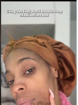 Used the @P.CALM Bubble Deep Mask. I used the Holy Basil Bubble Deep Mask last night before bed, & then the Turmeric Bubble Deep Mask this morning β¨ This mask really feels so good on my skin π #pcalm #bubblemask #skincareproducts #tiktokshopfinds