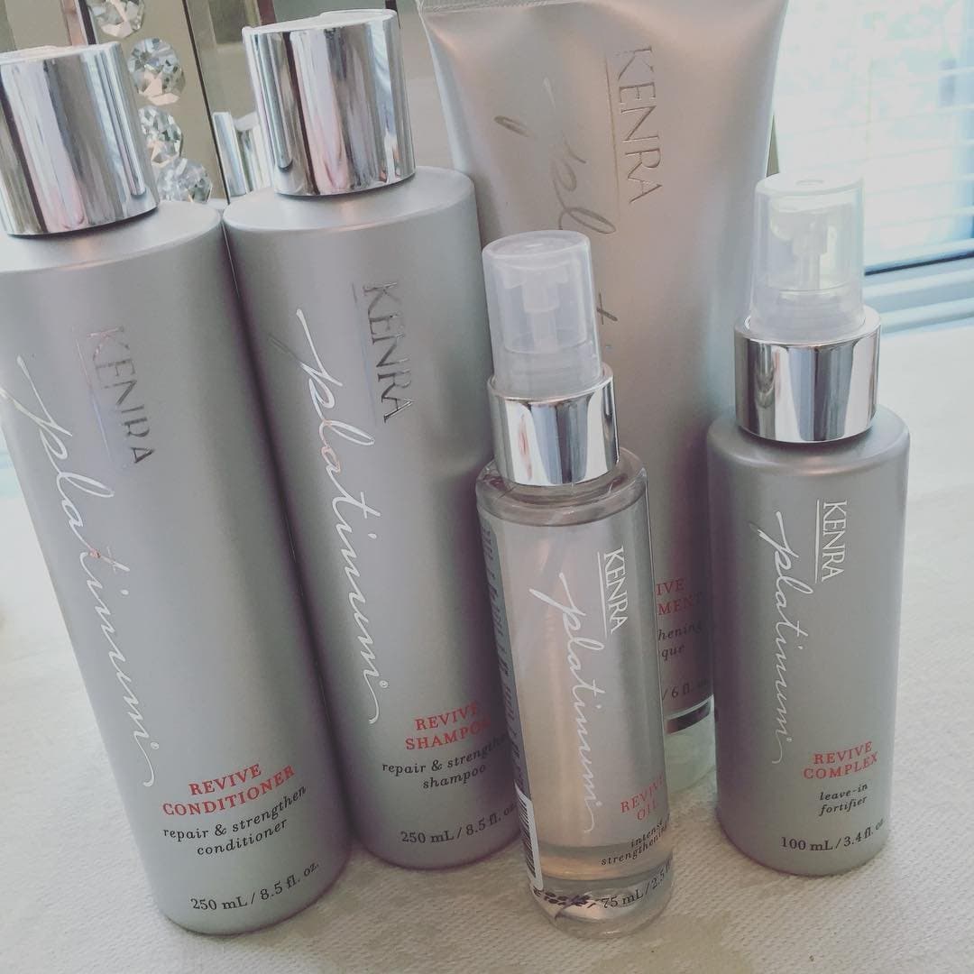New blog post up of @kenraprofessional Platinum Revive System. Leaves your hair incredibly soft and smooth! Link in bio.
