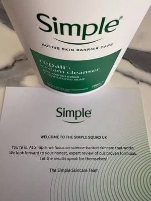 I’ve got news….. I’m now a member of Simple Squad.. @SimpleSkincareUK Looking forward to being a member of this community. #AD #SIMPLESQUADUK #SIMPLEREPAIRPLUS