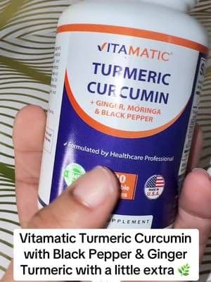 Vitamatic combines turmeric curcumin, black pepper, and ginger in one convenient supplement. A simple addition to your daily wellness routine! 💛 #Vitamatic #TurmericCurcumin #GingerSupplement #WellnessRoutine #TikTokShop