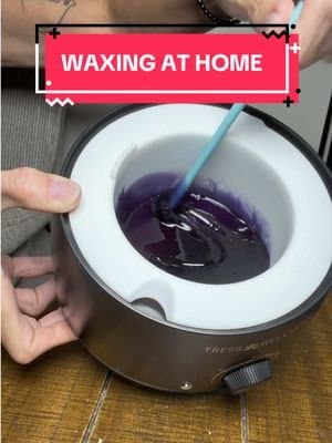 Waxing from home has never been so easy with this kit from @Tress Wellness! #ad #tresswellness #wax #waxfromhome #salonfromhome