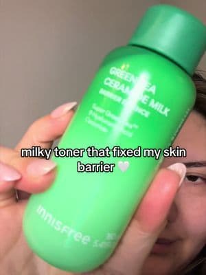 glass skin starts here 🤍 this milky ceramide toner makes my skin feel baby soft and deeply hydrated. @Innisfree US #innisfree #koreanskincare #ceramideskincare #glassskinroutine #tiktokshopbeauty