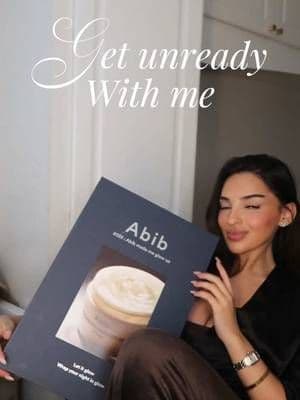Get unready with me using all @Abib Cosmetics products #abibmademeglowup #abibmagazine #abib #prbox #koreanskincare