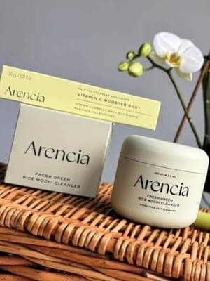 My Routine for Acne Scars, Dark Spots and Hyperpigmentation 💚 Acne scars, dark spots and hyperpigmentation have been my biggest skin struggles. The Fresh Green Rice Mochi Cleanser from Arencia gently cleans without stripping and helps keep acne prone skin balanced. Then I apply the Vitamin C Booster Shot with 5% Vitamin C and Glutathione. It helps fade acne scars, brighten dark spots and improve hyperpigmentation for a more even looking complexion. Clearer, smoother, healthier glow ✨ 🛍️ Available from YesStyle My discount code: SAFJB5OF AD | Gifted @Arencia @YesStyleInfluencers #arencia #vitaminc #acne #acnescars #darkspots