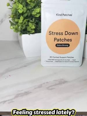 Kind Patches Stress Down Patch Life gets stressful sometimes, so I’ve been trying the Kind Patches Stress Down Patch for those busy days when I just need a little calm support. Super simple to use and easy to add to your daily routine. #tiktokshop #tiktokmademebuyit #stresssupport #selfcareroutine #wellnessfinds
