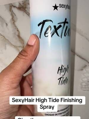 SexyHair High Tide Finishing Spray adds texture and definition when your hair needs that tousled, lived-in finish without another complicated styling step. 🌊💁🏽♀️ #SexyHair #TextureSpray #HairStyling #BeachyWaves #TikTokShop