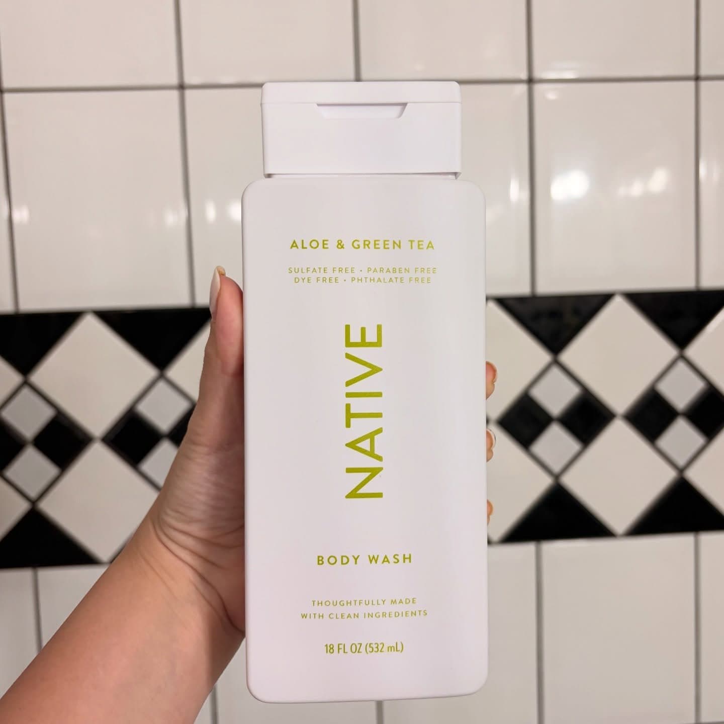 This was an okay body wash 🧴 @influenster @native #complimentary #GiftedbyNative #AloeGreenTeaBodyWash