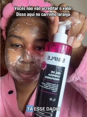 ✨ GEL DE LIMPEZA PROFUNDA SIMPLE 😍💖 Se você sofre com oleosidade e acne, esse produto vai virar seu queridinho! 🔥🧴 ✔