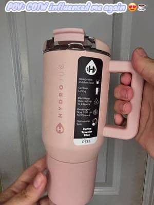 The Glow Getters Crew COTW influenced me and Iβm not even mad about it πβοΈ I grabbed this @HYDROJUG Coffee Traveler 20 oz from her showcase and LOOK AT THAT DUSTY ROSE! π Itβs ceramic-lined, insulated, leak-resistant AND works for hot or cold drinks. Supporting our COTW while getting myself a cute new coffee tumbler? Win-win. πβοΈ Who else gets influenced while trying to support their friends?! ππ #coffee #tiktokshopbacktoschool #drinks #travel #cup