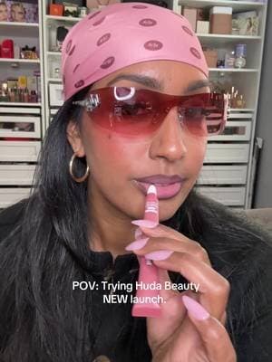 POV: Trying @Huda Beauty NEW launch. Liquid Matte Mousse Soft Blur Lip Products used: Lip contour 2.0 Lip liner - Rich brown Liquid Matte Mousse - Rosy Nude CTA! Shop these products directly from my HudaBeauty link in bio #hudabeauty #hudabeauties #ad #lipinspo @Huda #hudabeautymattemousse