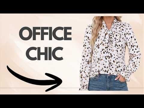 This Bow Tie Blouse Makes Work Outfits Look Expensive