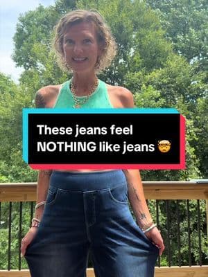 POV: You finally found wide leg jeans that actually feel like sweatpants. 🤯 These @Halara_official high waisted stretch