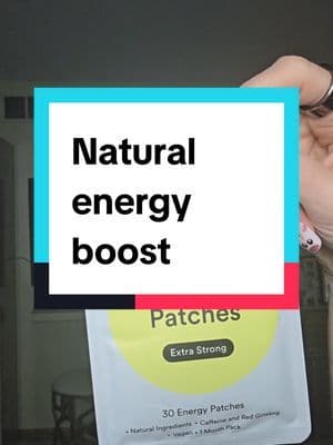 Easy wearable patch packed with B Vitamins garana, caffeine, red ginsing and adaptogens for mental clarity. Alertness and daily energy. #creatorsearchinsights #Energy #tiktokshopholidayhaul #holidayhaul #focus
