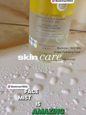 DAILY TONER MIST - Our alcohol-free, 2-in-1 formula blends goat milk prebiotic & mugwort with squalane & hyaluronic acid to keep sensitive skin toned & hydrated. It supports the skin barrier without clogging pores, and relieves redness & irritation. BENEFITS - Formulated with jojoba oil to lock in moisture & hydration; plant-derived squalane that prevents transepidermal water loss; and hyaluronic acid, which holds 1000x its weight in water & infuses skin with moisture. THE GOAT MILK DIFFERENCE - Rich in lactic acid (a natural exfoliant), vitamins & minerals, goat milk has the same pH as human skin! It helps keep the microbiome well-balanced and prevents visible signs of irritation, sensitivity & premature aging. BEYOND CLEAN - Our formula is free from toxins & harsh ingredients known to irritate sensitive skin, including parabens, sulfates, phthalates, synthetic colors & fragrances, abrasive exfoliant particles, and microplastics. CLINICALLY KIND - Clinically Kind is the Beekman 1802 approach to skincare. Our effective, cruelty-free formulations are clinically tested, scientifically proven & made to work with your skin, not against it. FORMULATED WITH KINDNESS - Starting with a herd of 100 goats, we unlocked the science behind goat milk—a centuries-old natural remedy that’s Kind to sensitive skin—and grew from one bar of soap into the world’s largest goat-milk skincare company.@Beekman 1802 @I ❤️ beekman 1802 #PRSample #Ad #Sponsored #Skincare #SkincareRoutine