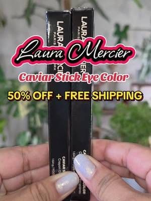 ✨Unboxing the Laura Mercier Caviar Stick Bundle! These shades are even prettier in person 👀 Can’t wait to try them on. 💖✨ I love how easy it will be to use: just swipe, blend, and go for a 24-hour life-proof wear. 🌟🤩🥳 Enjoy 50% off plus free shipping today for the Labor Day sale! #Lauramercier #eyeshadowstick #beautytok #eyemakeup #tiktokshoplabordaysale