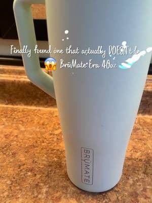 Tired of spilling your cold brew or water all over your bag or car seat? 🛑 The BrüMate Era Tumbler is completely 100% l