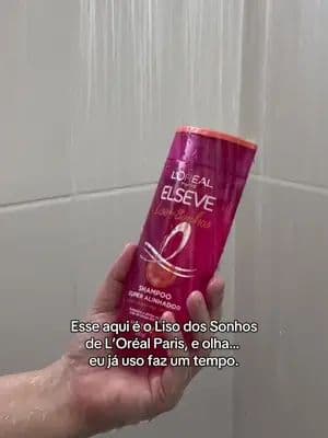 O que é bom, a gente indica e reindica! Liso dos Sonhos de L'oreal Paris é sensacional! #tiktokshopchegou #lorealparis #lisodosonhos