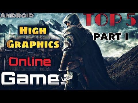 Top 5 Android High Graphics Games | Online | Jinsha Tech and Gaming | malayalam |
