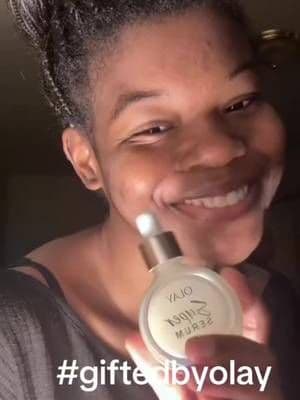 Wait 5 serums in one and I don't gotta layer?! 4000 5-stars for a reason - it's so silky, sinks in smooth and I'm literally glowing ✨ smooth, soft, amazing value, effortless routine. Thanks olay ❤️#giftedbyOlay @Olay Skin Care