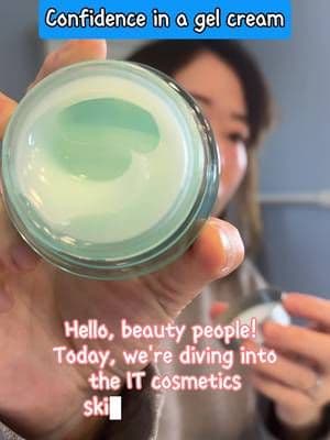 MEET YOUR NEW SKIN BESTIE!Moisturized and confident with @IT Cosmetics Gel Cream. ✨💦 Hydration is key, even for oily skin. iT’s Gel Cream, perfectly balanced, ultra-lightweight and breathable, it proved 48HR oil-free hydration. Perfect for those with combination and oily skin types, it’s also kind to skin and dermatologically tested. Give it a try! Your thirsty skin will thank you! #itcosmetics #giftedbyitcosmetics #confidenceinagelcream #skintok #grwmroutine #Hydration #skincare #moisturizer #glow #clearskin