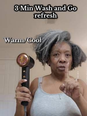 Wash and Go refresh with my Tideway Hairdryer @Tideway #tidewayblowdryer #TastemakersDMV #TikTokShopBlackFriday #ttsnortheast