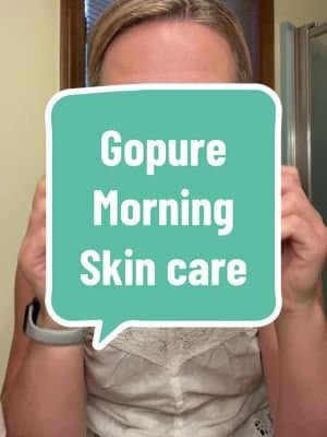 Morning skincare π«Άπ» @Gopure #gopure #skincareroutine #ad #sponsored