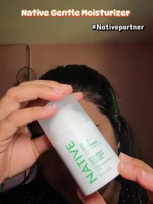 Native Gentle Moisturizer Soo gentle and soothing to sensitive skin🍃 @Native #GiftedByNative #NativeSkinCare #NativeSkinCareUGC #OffertparNative #moonah