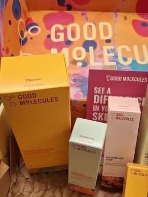 @Good Molecules thank you 🥰🩷 si quieres probarlos escribeme y te paso el link . . #skincare #collab #prank #foryou #marketing