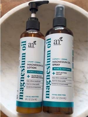 ✨ Elevate your self-care routine with Art Naturals Magnesium Spray & Lotion Duo! 🌿 Relax, unwind, and let the soothing power of magnesium work its magic💧✨ #ArtNaturals #SelfCare #ad #Relaxation #magnesium