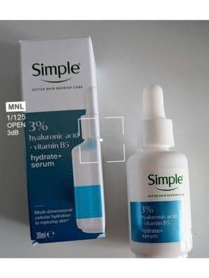 AD Thank you to The Simple Squad for this flash drop!!! 🩵 I am really looking forward to adding this Simple Hydrate+ Serum to my Simple skincare routine. Review to follow soon 🩵 @Simple UK #AD #SimpleSquadUK #SimpleHydratePlus #flashdrop #skincare