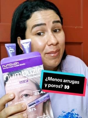 No compres promesas, busca resultados reales ✨ Revisa los porcentajes clínicos en la caja: reduce arrugas en un 27% y poros en un 37% gracias a la sinergia del NAD+, Retinal y 50 Péptidos. Una fórmula avanzada que despierta la energía de tu piel. @numbuzin 👇 Encuentra el dúo exclusivo de TikTok Shop en el carrito naranja #numbuzin #nadcream #eyecream #retinal #nad #skintok #kbeauty #tiktokshopcosmetics #skincare #tiktokshopcreatorpicks #skincareroutine #skincarecoreano