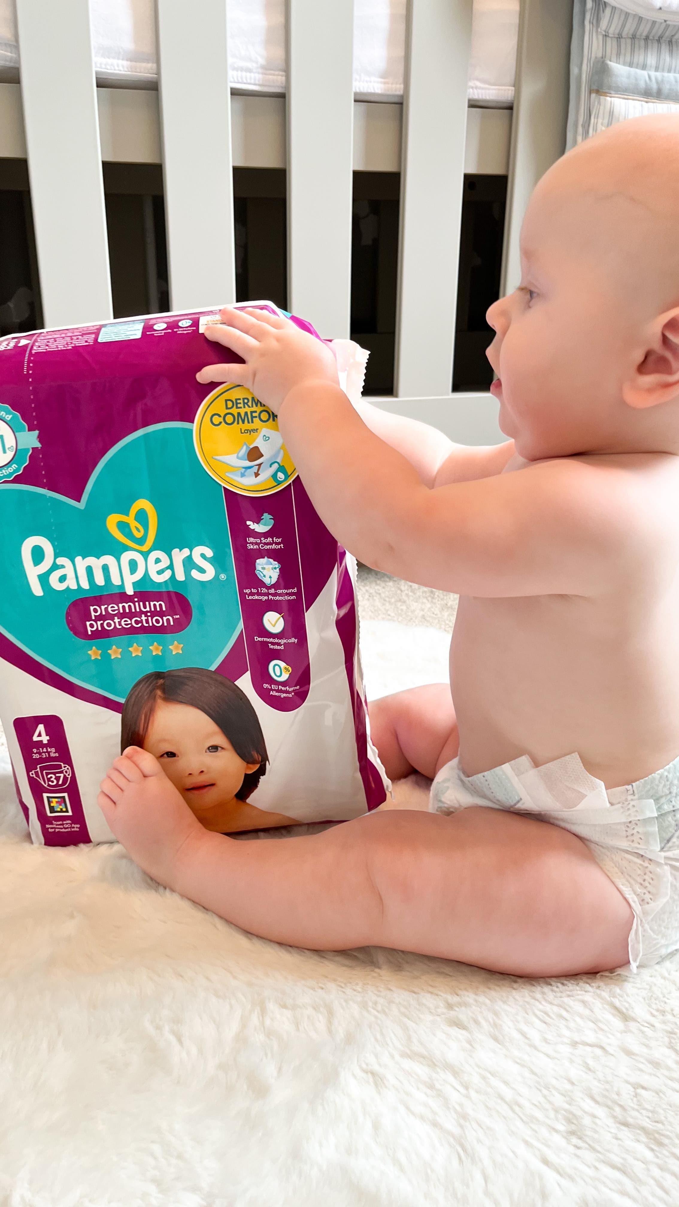 every Pampers has a unique code inside which you can use to earn points which can be converted to money off vouchers or