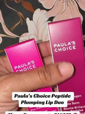 Paula’s Choice gives you two gorgeous shades, Sheer Pink and Deep Plum, in one peptide lip duo. Hydration, shine and a little color? My lips are seated. 😍💄 #PaulasChoice #LipDuo #LipCare #BeautyFinds #TikTokShop