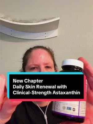 💜✨ @New Chapter Inc Daily Skin Renewal with Clinical-Strength Astaxanthin features 6mg of Astaxanthin, Collagen Peptides, and Vitamins A, C, E, and Zinc! The formula incorporates fermented nutrients and is designed to support healthy-looking skin, elasticity, and collagen protection. 💖 If you’re interested, I’ve linked it below. 🛍️ Please like, save, share & follow me for more wellness tips! 💖 I’m not a medical professional. Individual results may vary. As with any supplement, consult your physician before use if you are pregnant, nursing, have a medical condition, or are taking any medication. Contains fermented soy and bovine-derived collagen. These statements have not been evaluated by the Food and Drug Administration. This product is not intended to diagnose, treat, cure or prevent any disease. #NewChapter #tiktokshopcreatorpicks #ShopWithConfidence #TikTokShopBlackFriday #TikTokShopCyberMonday