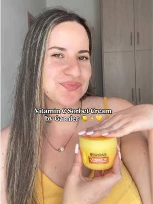 ✨This is NOT a classic cream✨🍋 Η νέα Vitamin C Sorbet Cream από την @GARNIER OFFICIAL ήρθε για να αλλάξει το skincare μας🍋💛✨ #gifted #garniergr #garniersorbet #skincare
