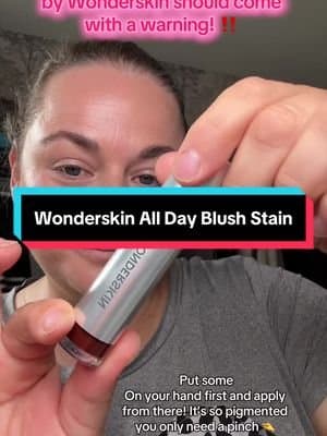 Blush blindness can be achieved in 0.5 seconds with this! LOVE IT! @Wonderskin π #wonderskin #wonderyou #tiktokmademebuyit #blushstain #newlaunch