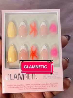 Sunset Tide is THAT girl 🌅💅🏽 Part of the Euro Summer collection from Glamnetic.22 destination-inspired designs @Glamnetic #glamneticeurocollection #pressonsbutglam #tiktokshopglowup #sunsettidenails