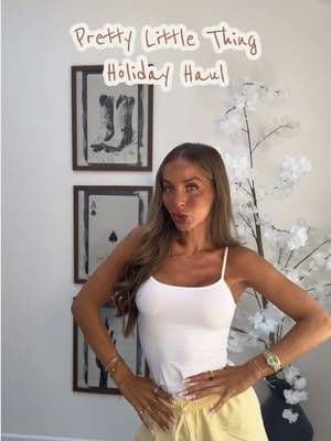 PLT Pretty Little Thing - summer haul π΄ holiday edition!! β¨ #prettylittlething #plt #plthaul #tiktokmademebuylt #gifted