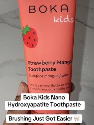 Make brushing fun with Boka Kids Toothpaste. The fluoride-free formula helps clean little teeth while supporting strong, healthy smiles with kid-approved flavors. #TikTokShop #Boka #KidsToothpaste #OralCare #Parenting