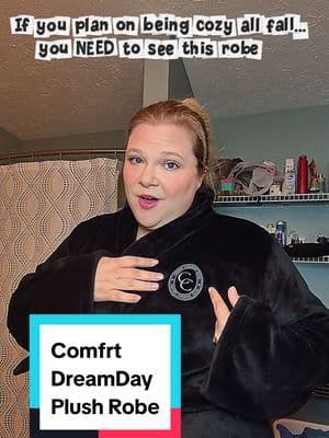 Consider this my official cozy season uniform ☁️🤎 The @Comfrt Dreamday Plush Robe is giving wrapped-in-a-blanket comfort without actually dragging my blanket around the house 😂 Perfect for slow mornings, coffee on the couch, getting ready, chilly fall nights, and those freezing winter mornings when getting out of bed feels illegal. 🍂☕️❄️ And can we talk about how good this would be as a Christmas gift?! 🎁 If you have a cozy person on your list… THIS is the kind of gift they’ll actually use. #tiktokshopbacktoschool #comfort #dreamplush #robe #cozy