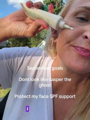 No Mrs. Potato Head sunburn. No Casper the Ghost white cast. ☀️😂 September goals- protect my skin support This Innisfree Daily UV Invisible Sunscreen SPF 47 gives me lightweight daily sun protection that blends in without that chalky sunscreen look. Protect the glow, skip the ghost. ✨ Would you try an invisible SPF? #Sunscreen #SPF47 #SkincareOver40 #DailySPF #tiktokshopcreatorpicks