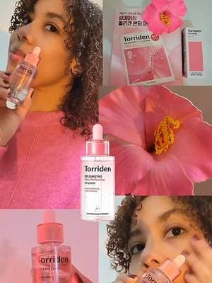 If you struggle with pores, You need this🧴✨️ Helps clear clogged pores, contains peptides + collagen. Absorbs quickly, Gives that glass skin effect! 😍 Torriden Cellmazing pore perfecting Ampoule @TORRIDEN US #koreanskincare #tiktokshopspringglowup #peptide #glassskin #torriden