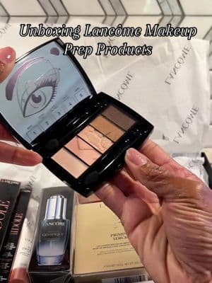 Unbox this hand-selected box of makeup prep products from Lancôme’s global makeup artist with me. Lancôme is one of my favorite go-to’s for makeup and skincare. Have you tried any of these products? Linking them all in bio. #makeupover40 #skincareover40 #skincareforblackwomen #blackwomeninluxury @Lancôme #luxuryskincareproduct #lancomexsheika #makeuproutine #giftedbylancome @Officialsheiks